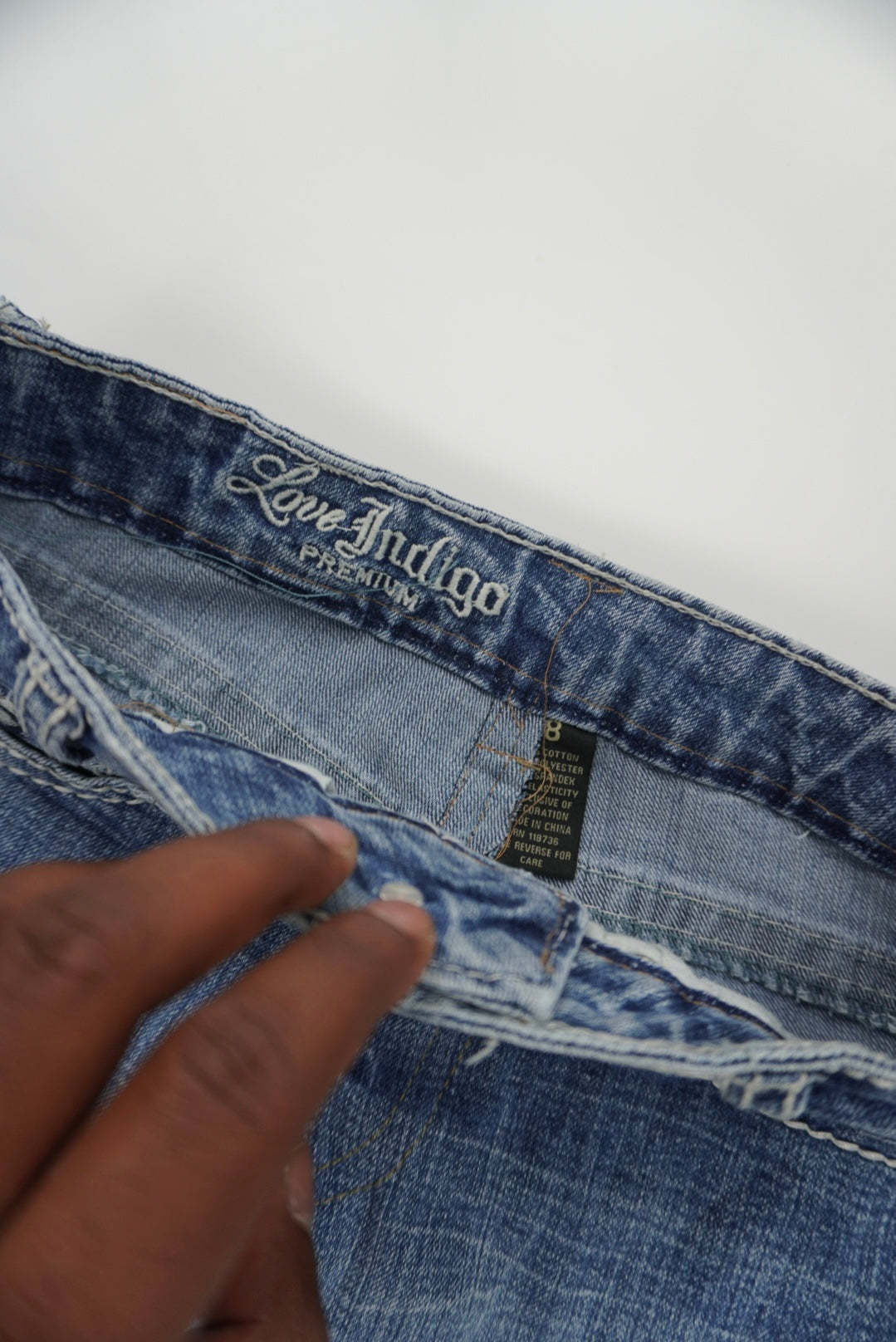 Indigo Mini Skirt