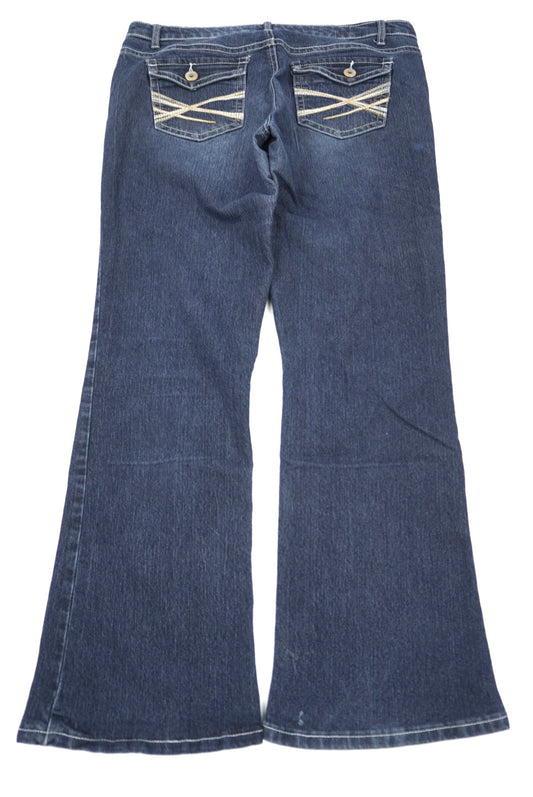 Rue21 denim pants midrise boot