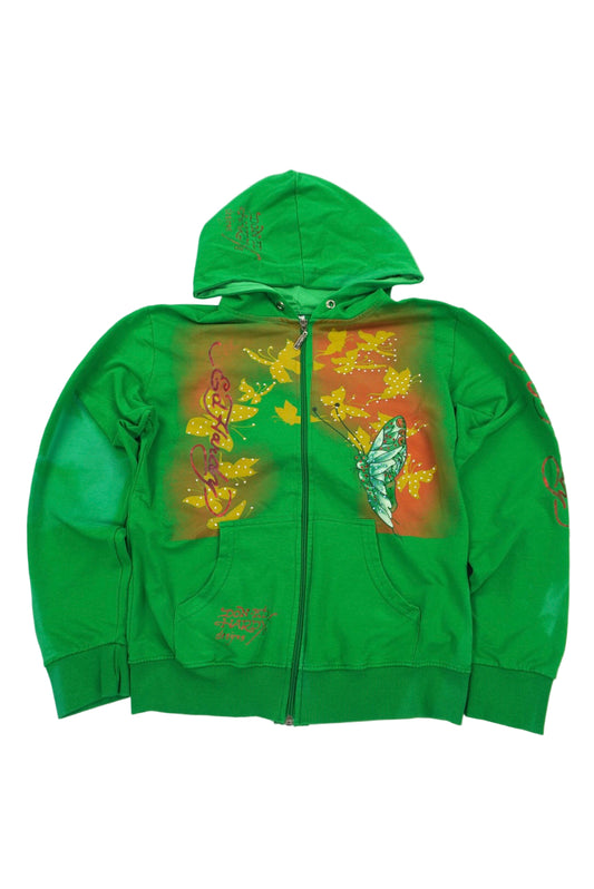 ed hardy zip hoodie