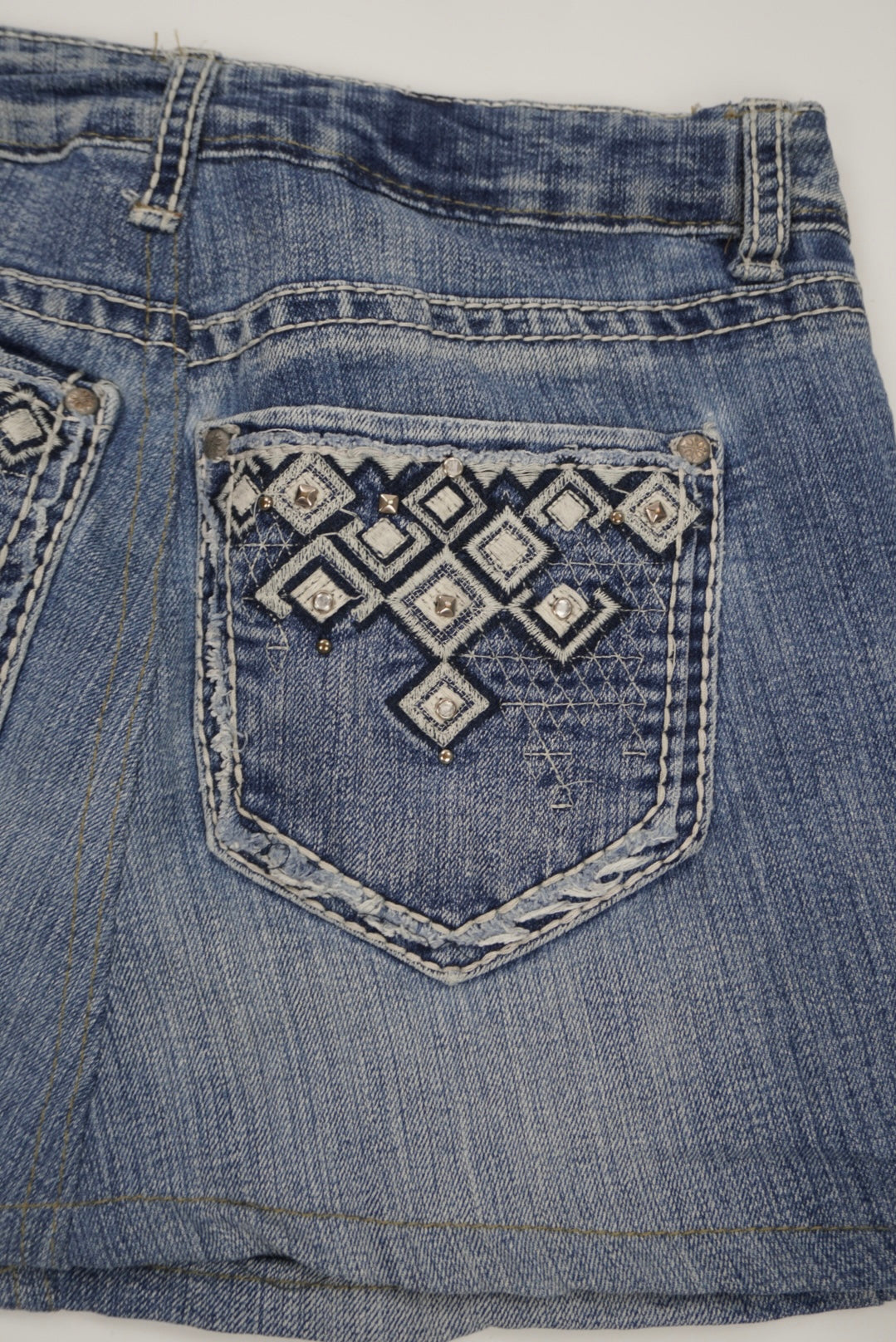 Indigo Mini Skirt