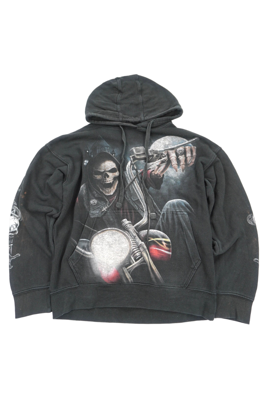 spiral graphic hoodie