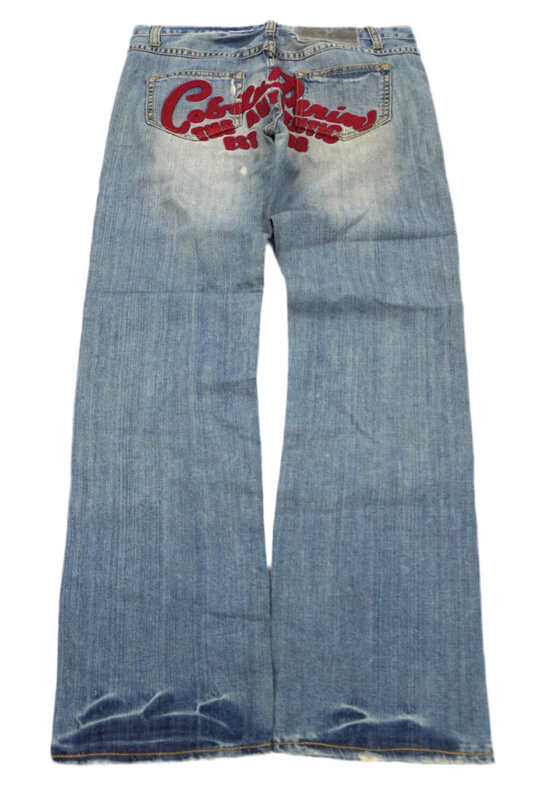 unbranded patched straight pants