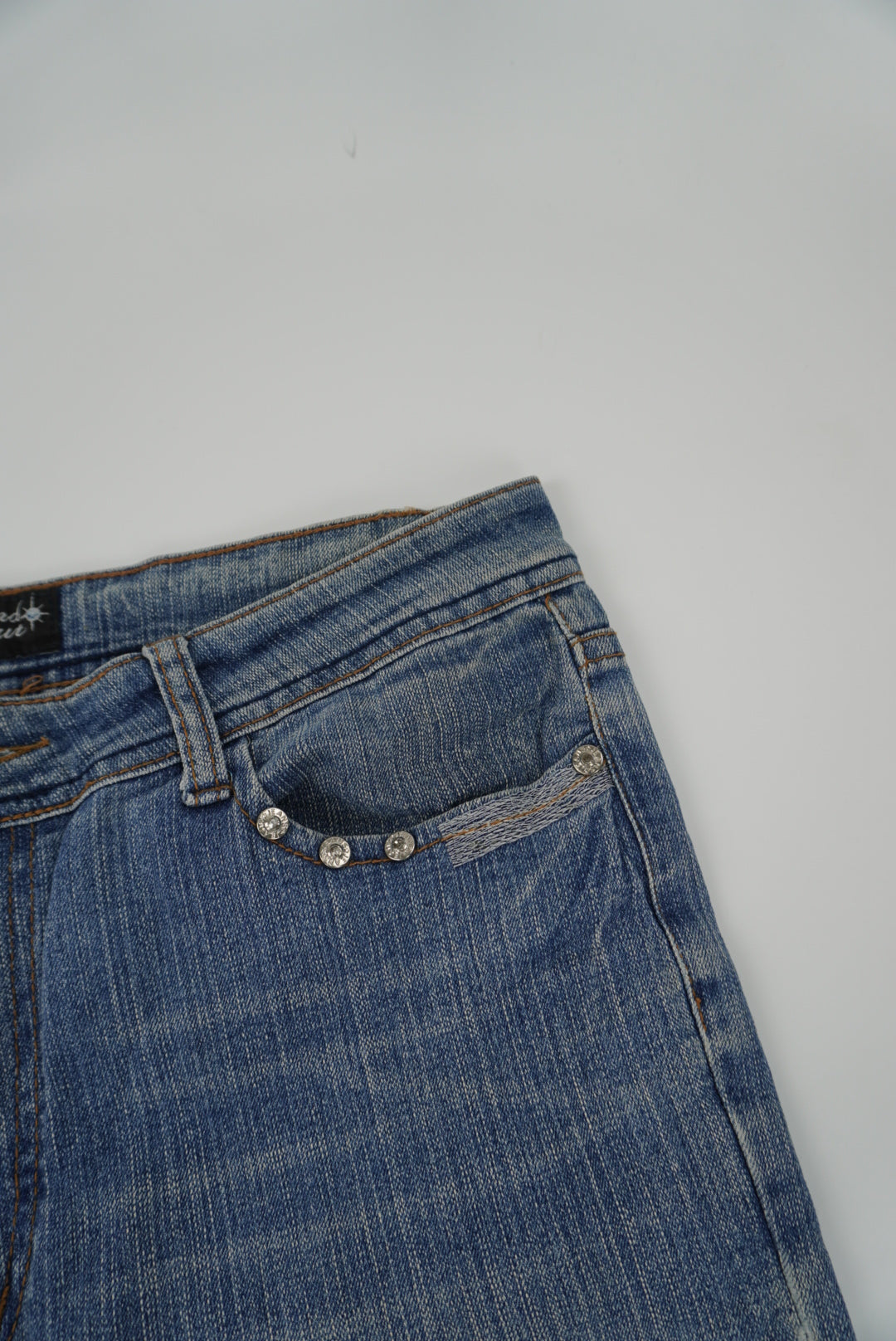 diamond cut flared pants