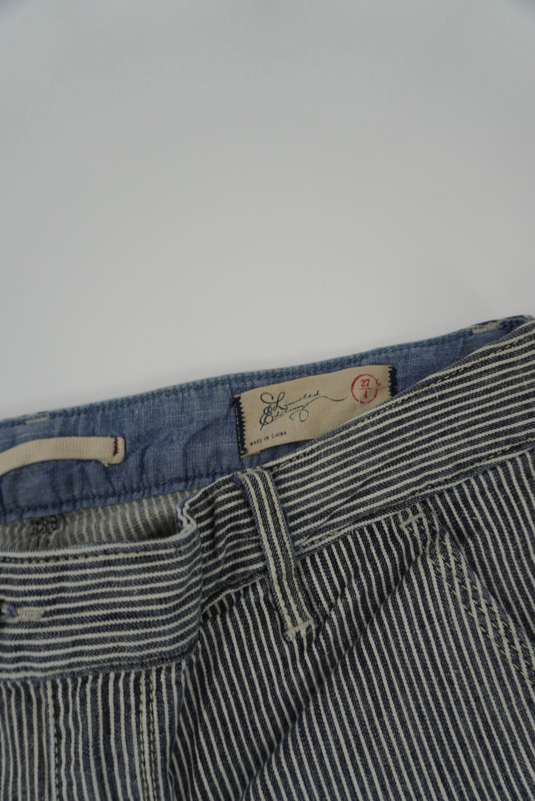 gap stripes flared pants