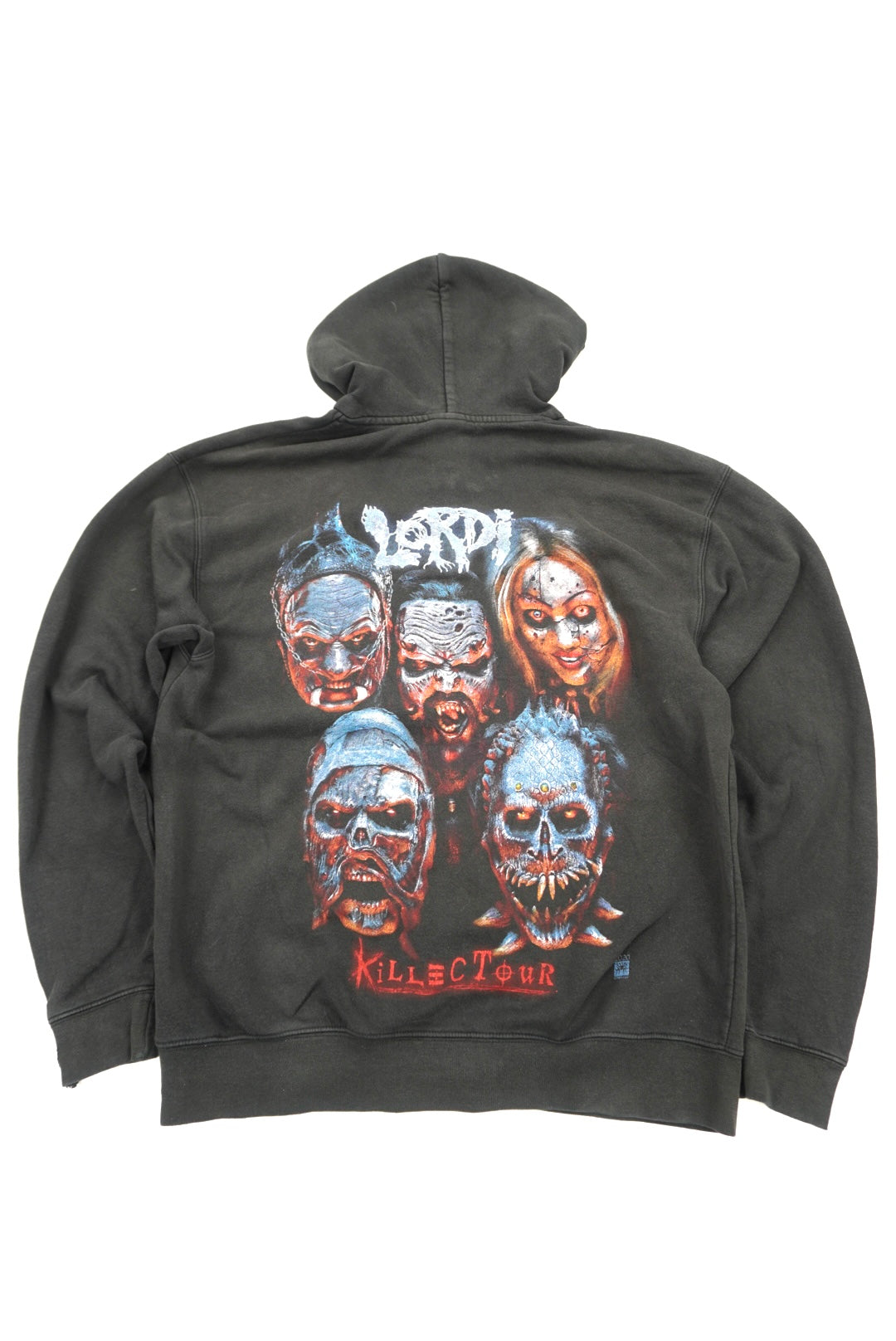 fruit of the loom printed zip hoodie