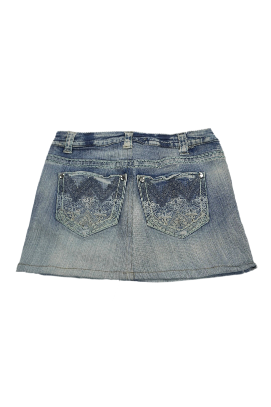 Paisley Sky Mini Skirt