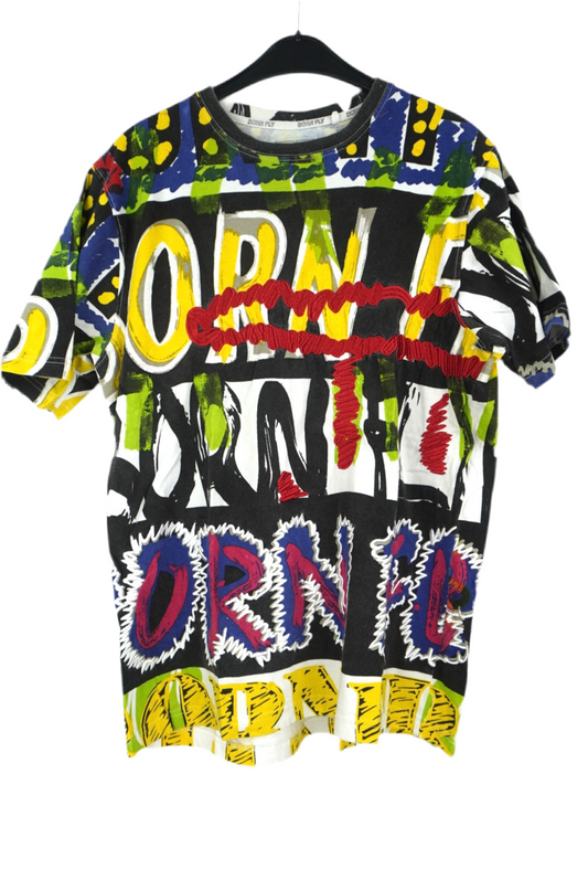 born fly graphic shirt