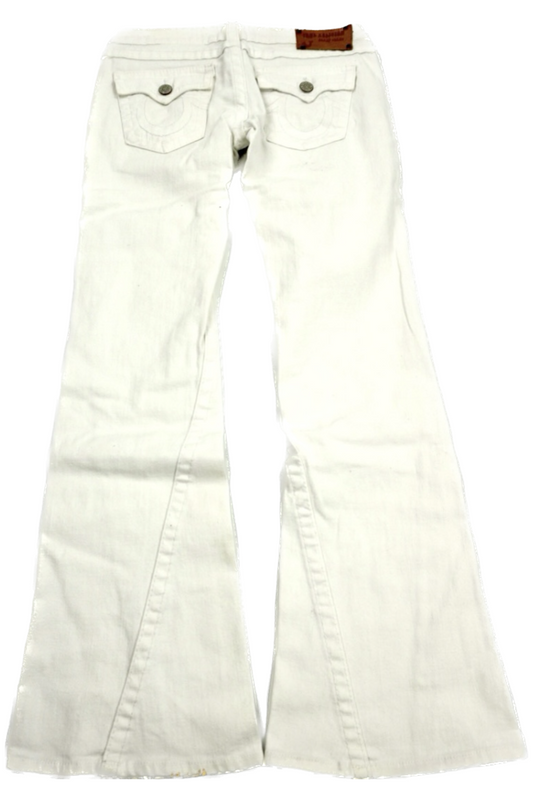 True Religion white Joey Pants