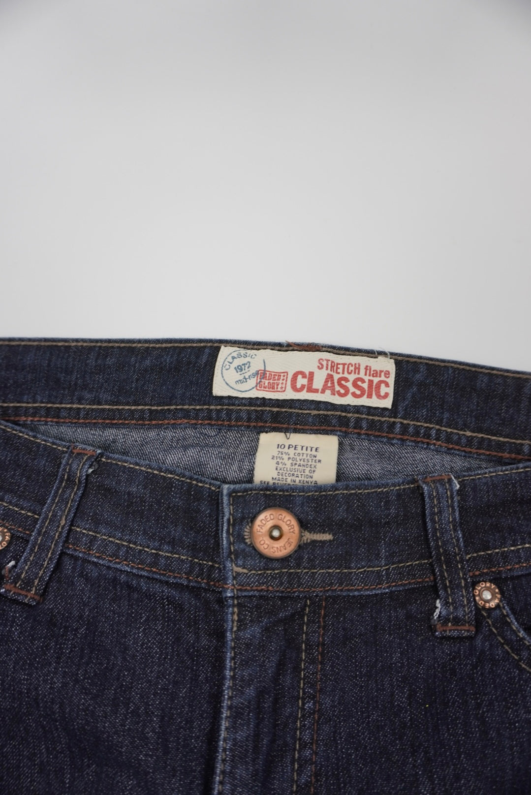 Faded Glory stretch flared pants