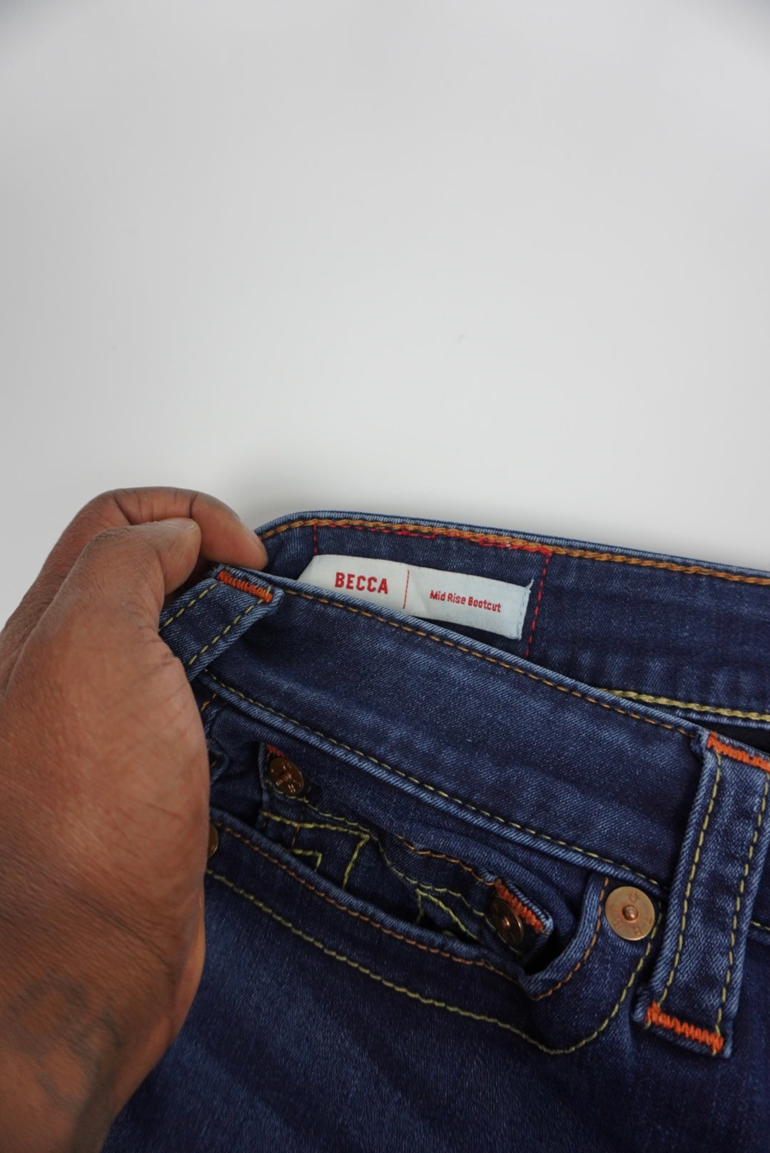 True Religion Becca mid rise bootcut pants