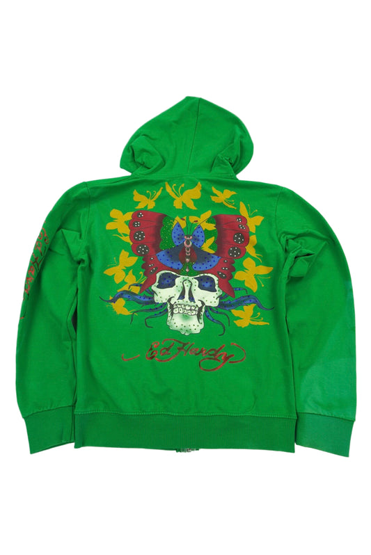 ed hardy zip hoodie
