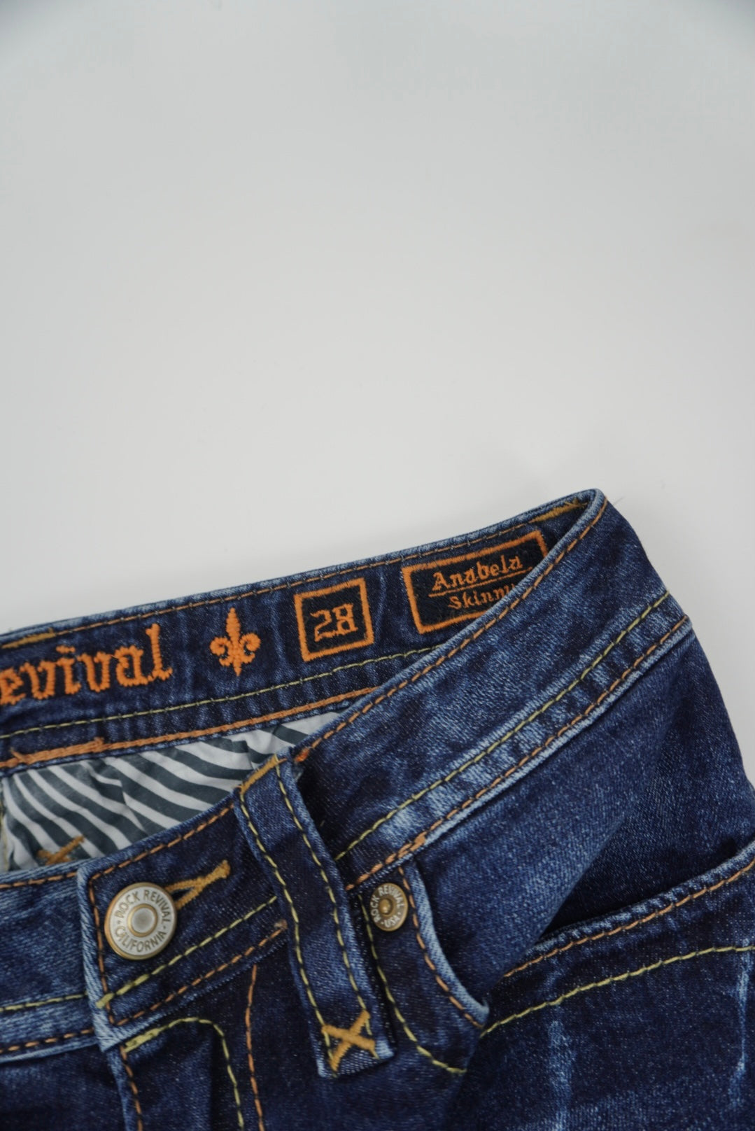 Rock Revival Anabela skinny