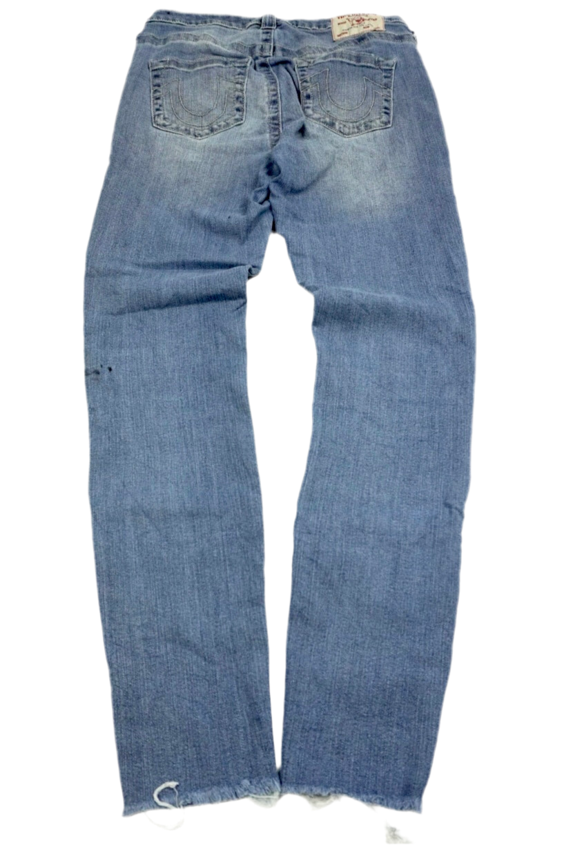 True Religion Jennie Curvy mid rise super skinny Pants