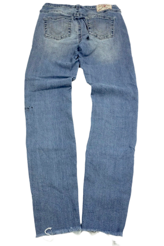 True Religion Jennie Curvy mid rise super skinny Pants