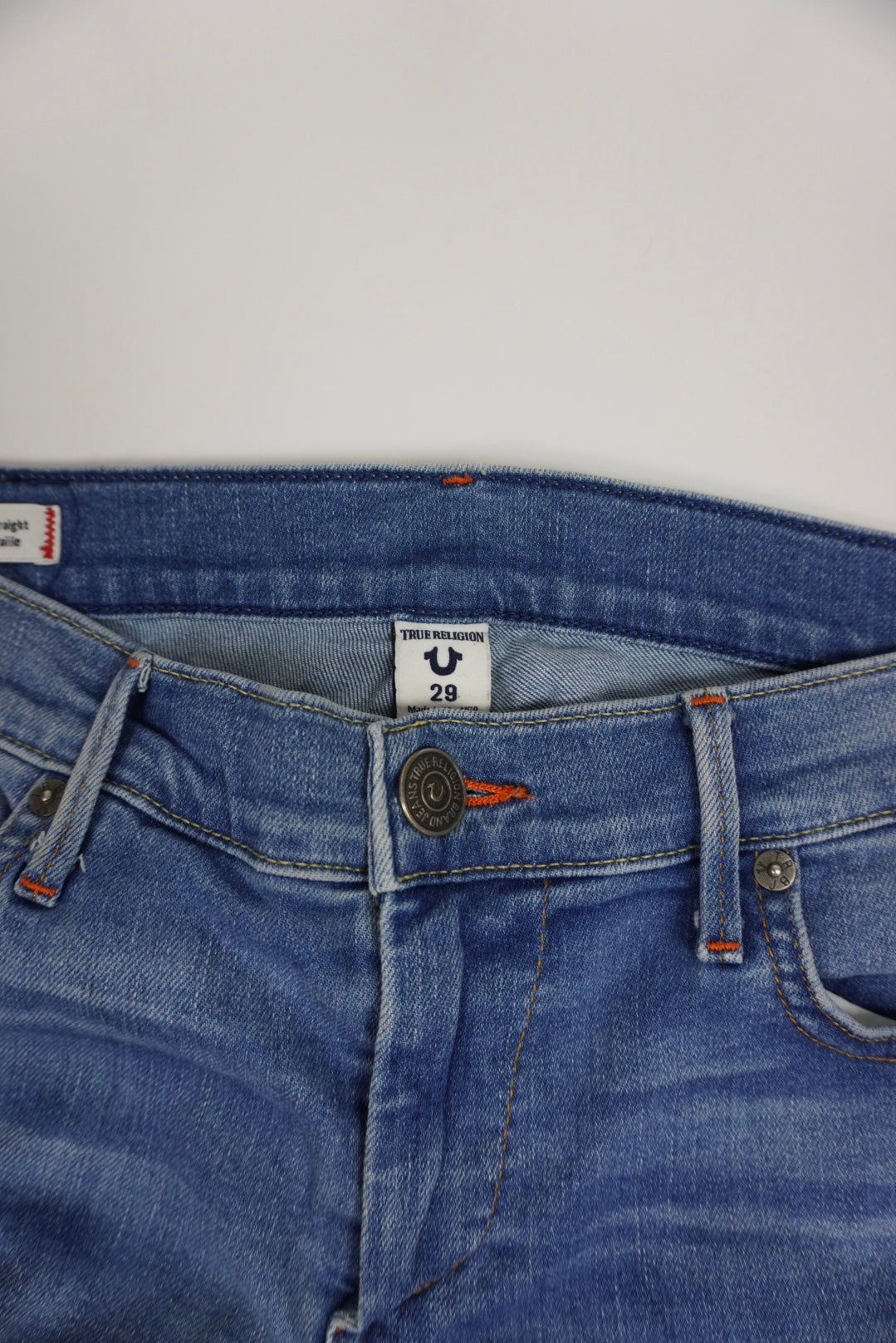 True Religion mid rise straight Pants