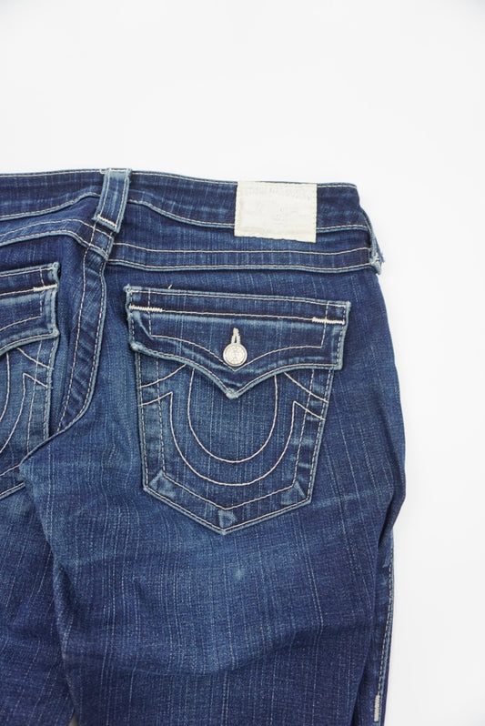 True Religion reworked flared pants
