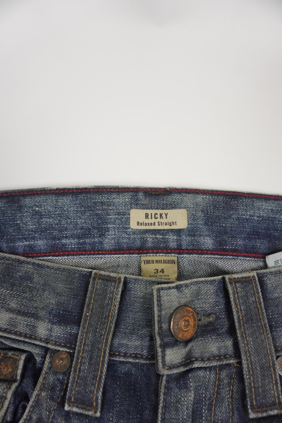 True Religion Ricky Relaxed Straight Pants