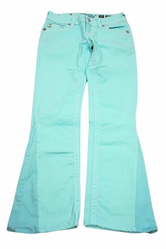 Miss Me reworked flared Pants