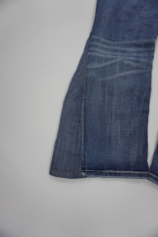 Miss Me reworked flared pants