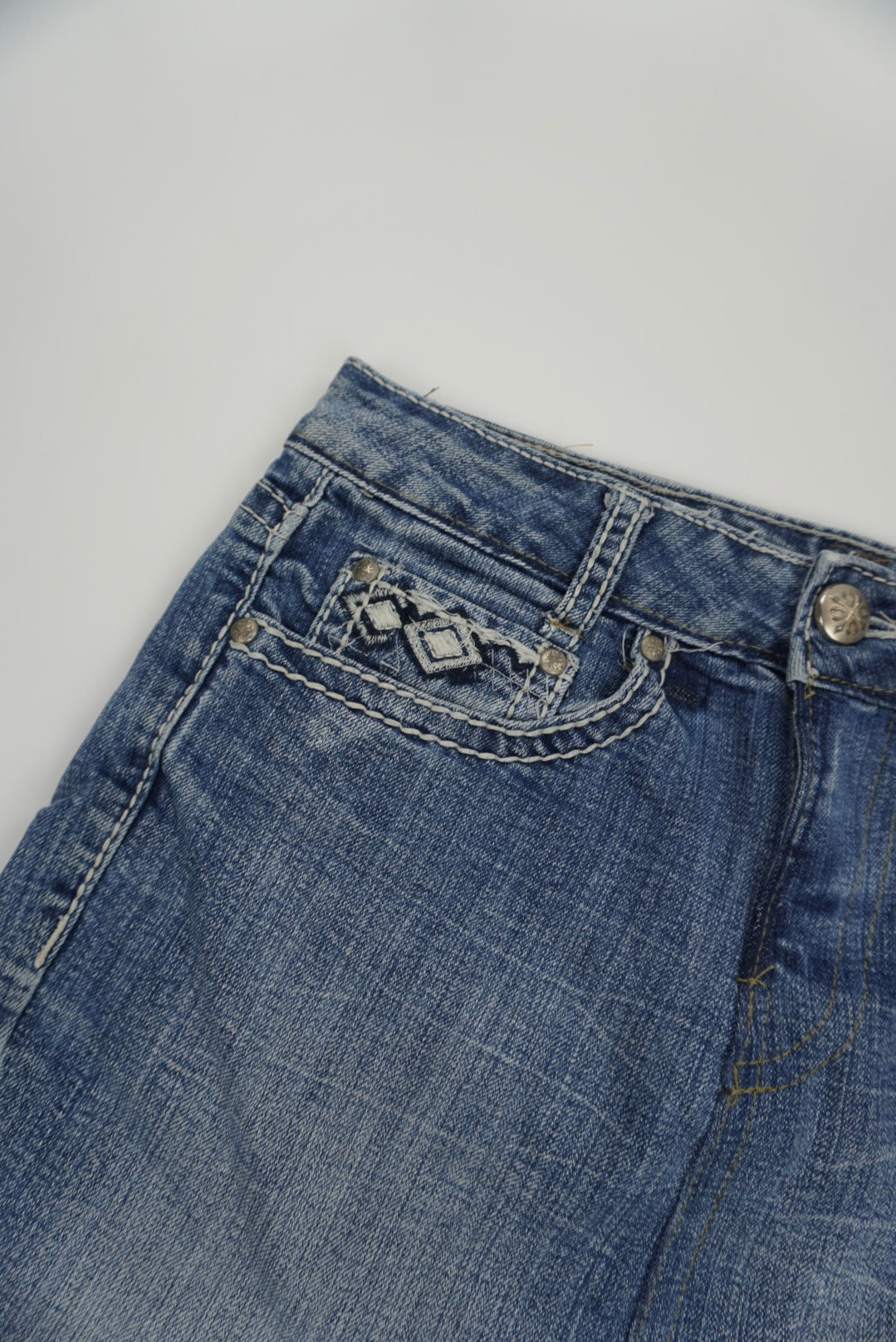 Indigo Mini Skirt