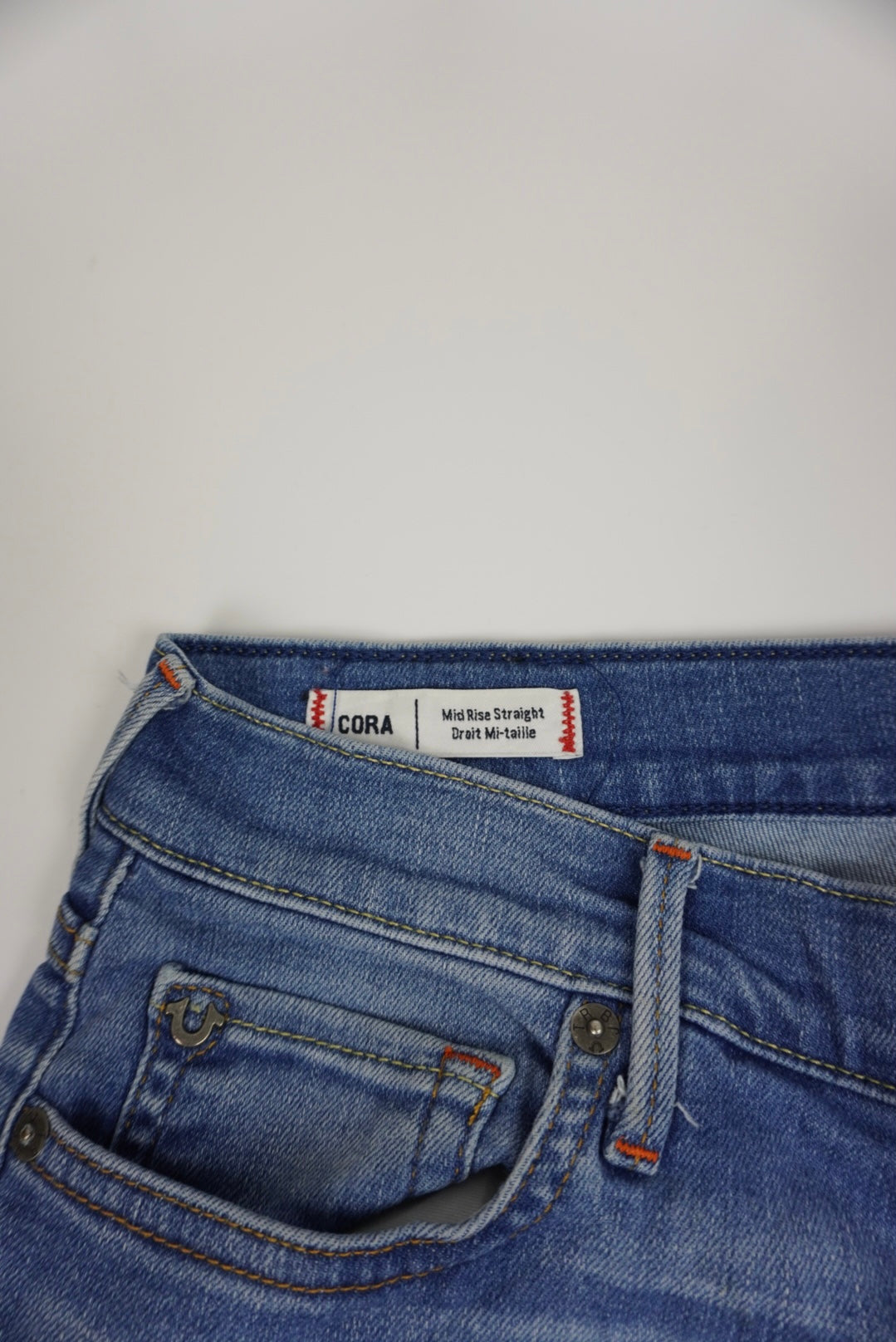 True Religion mid rise straight Pants