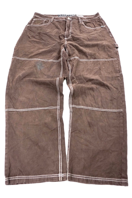 Half Half Baggy Pants