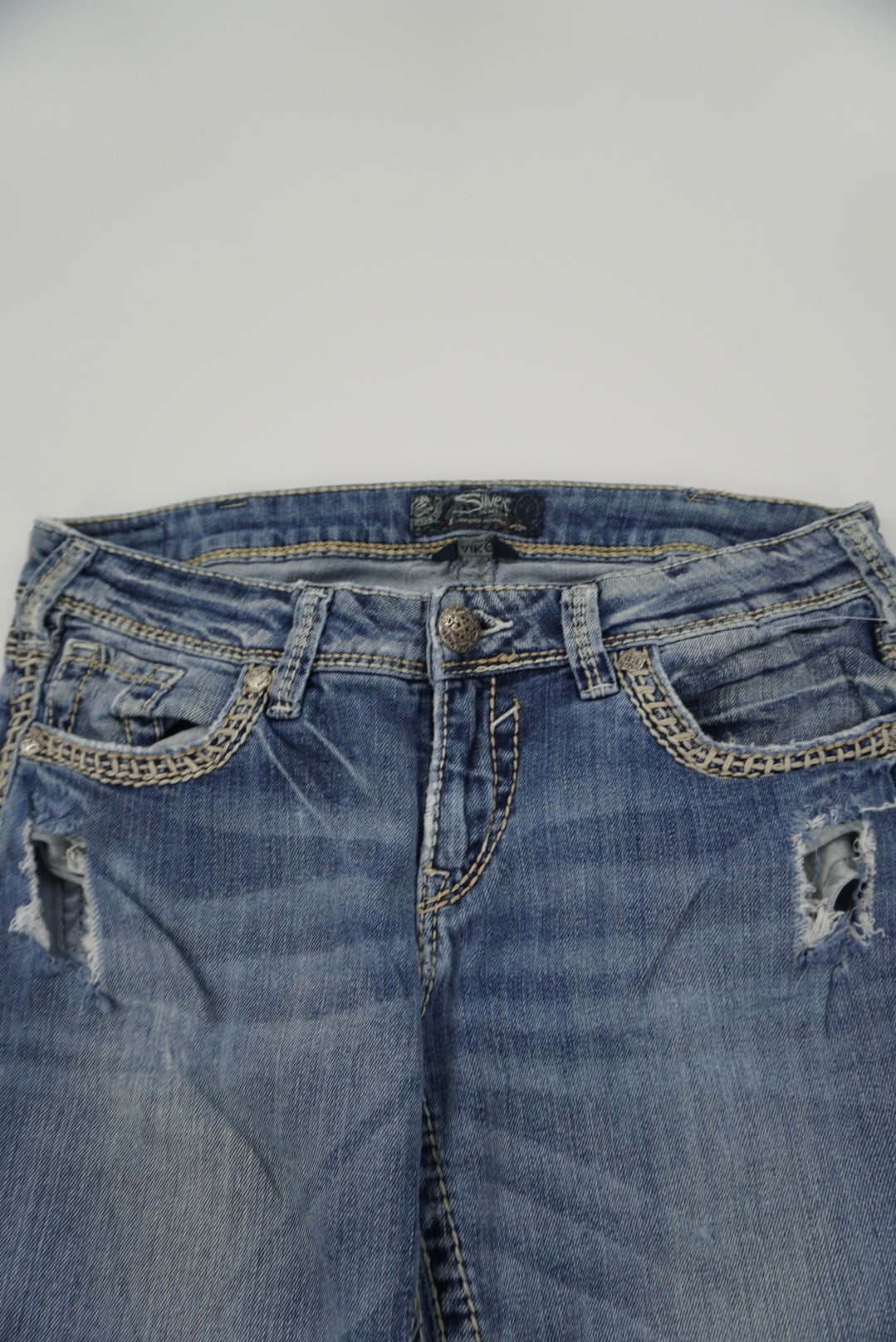 silver jeans flared pants