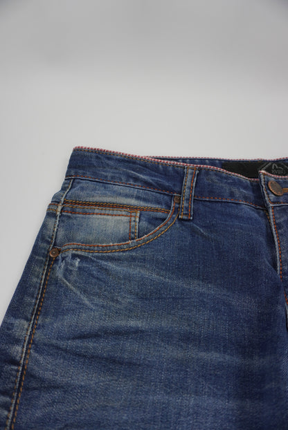 Evisu fitted straight Pants