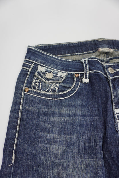 True Religion reworked flared pants