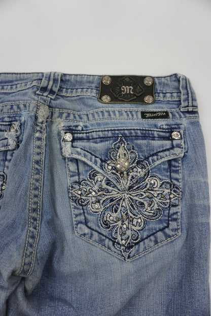 Miss Me reworked flared Pants