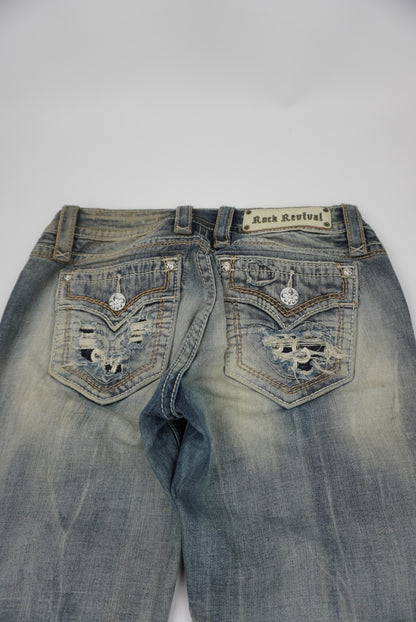Rock Revival reworked flared Pants
