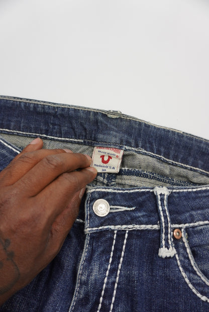 True Religion reworked flared pants