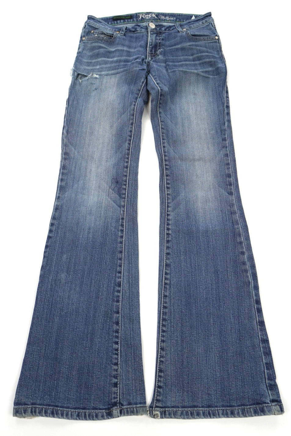 rock 47 wrangler ultra low rise flared pants