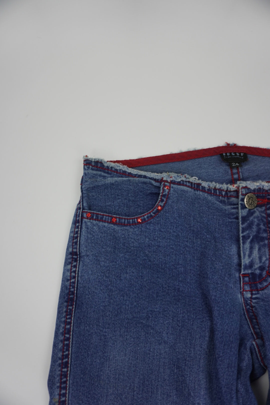Bugui 70s ultra low waist flared Pants