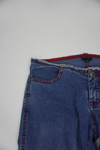Bugui 70s ultra low waist flared Pants