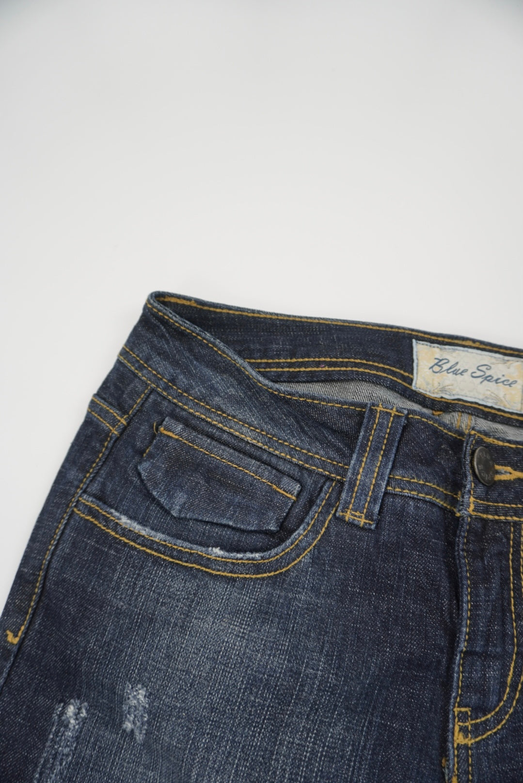 blue spice flared pants