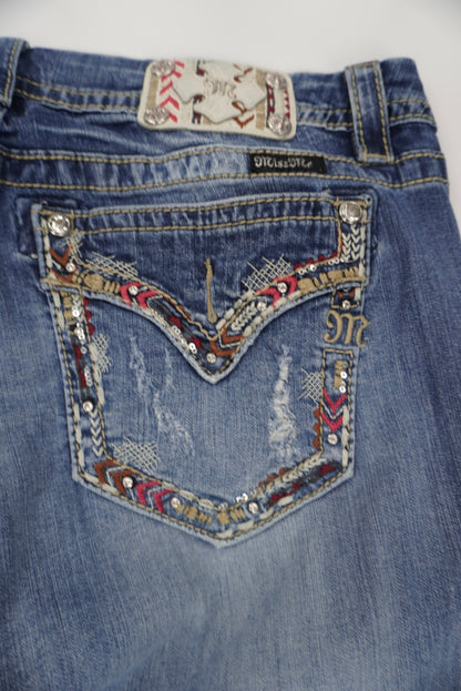 Miss Me mid-rise easy Boot pants