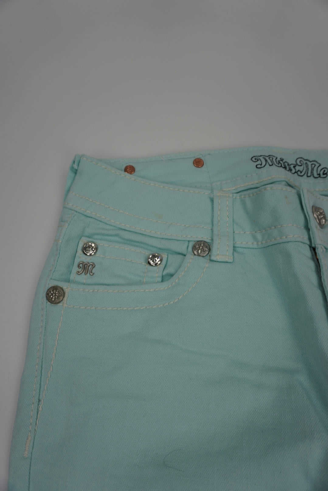 Miss Me reworked flared Pants