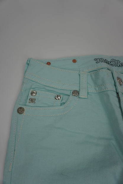 Miss Me reworked flared Pants