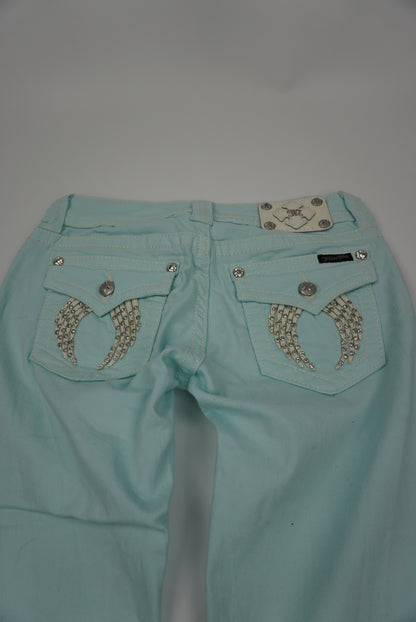 Miss Me reworked flared Pants