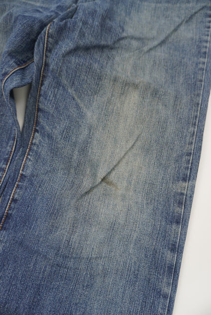 evisu straight pants