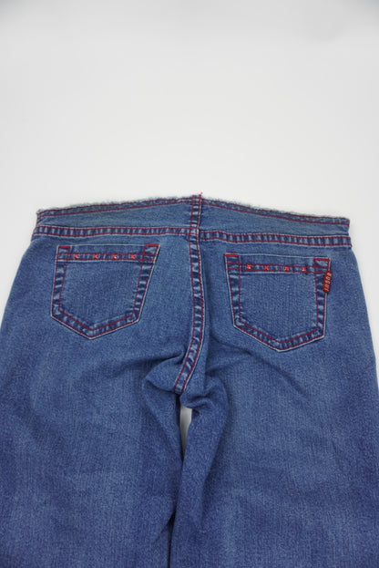 Bugui 70s ultra low waist flared Pants