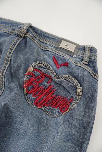 apple bottom straight pants