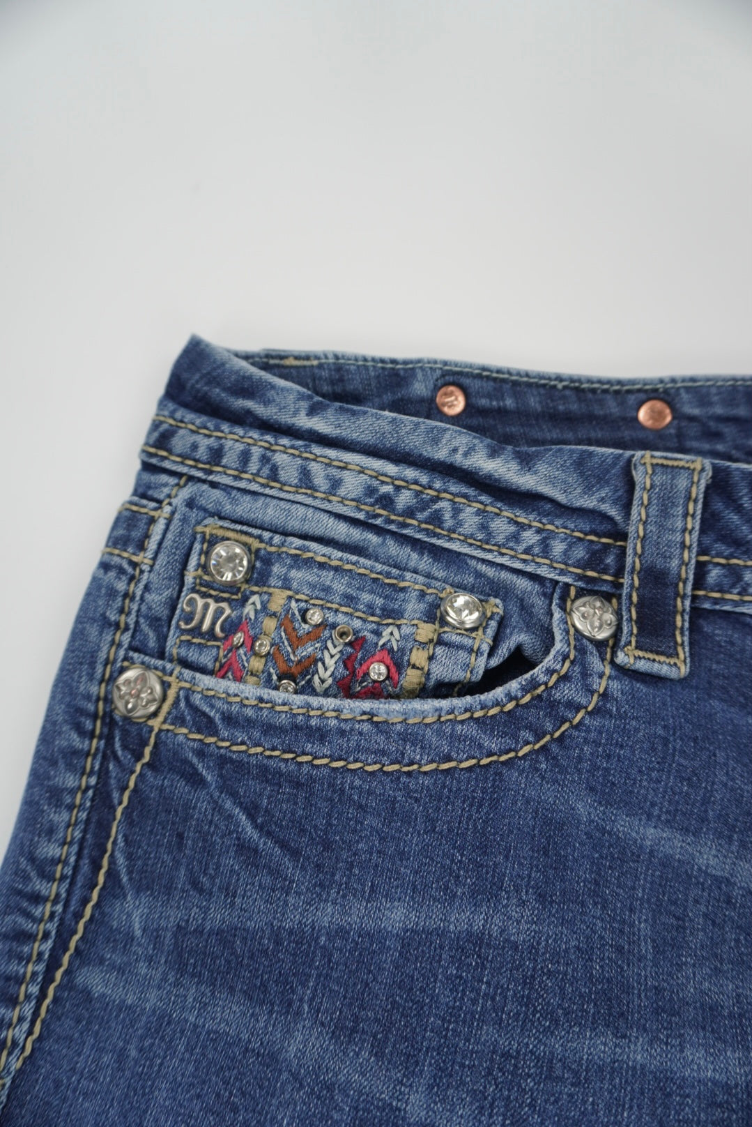 Miss Me mid-rise easy Boot pants