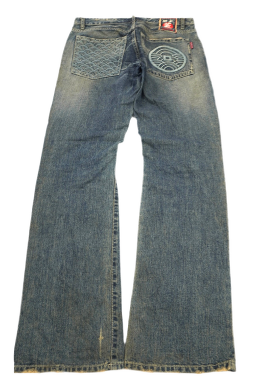 Nippon Blue straight Pants