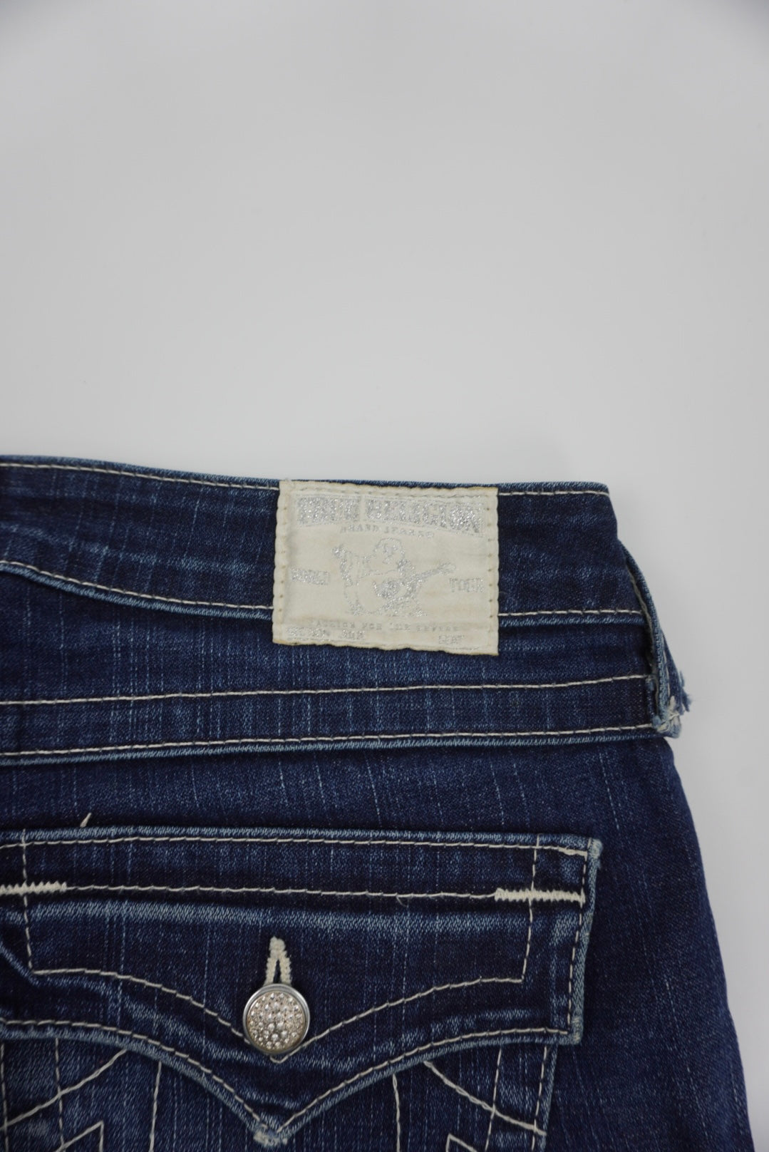 True Religion reworked flared pants