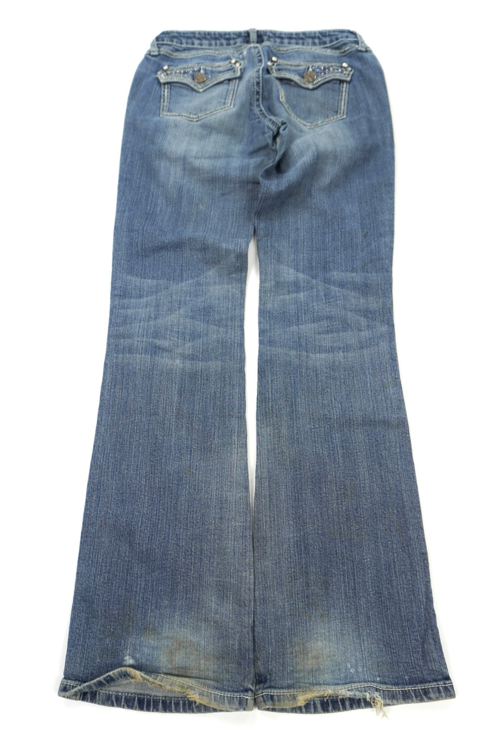 rock 47 wrangler ultra low rise flared pants