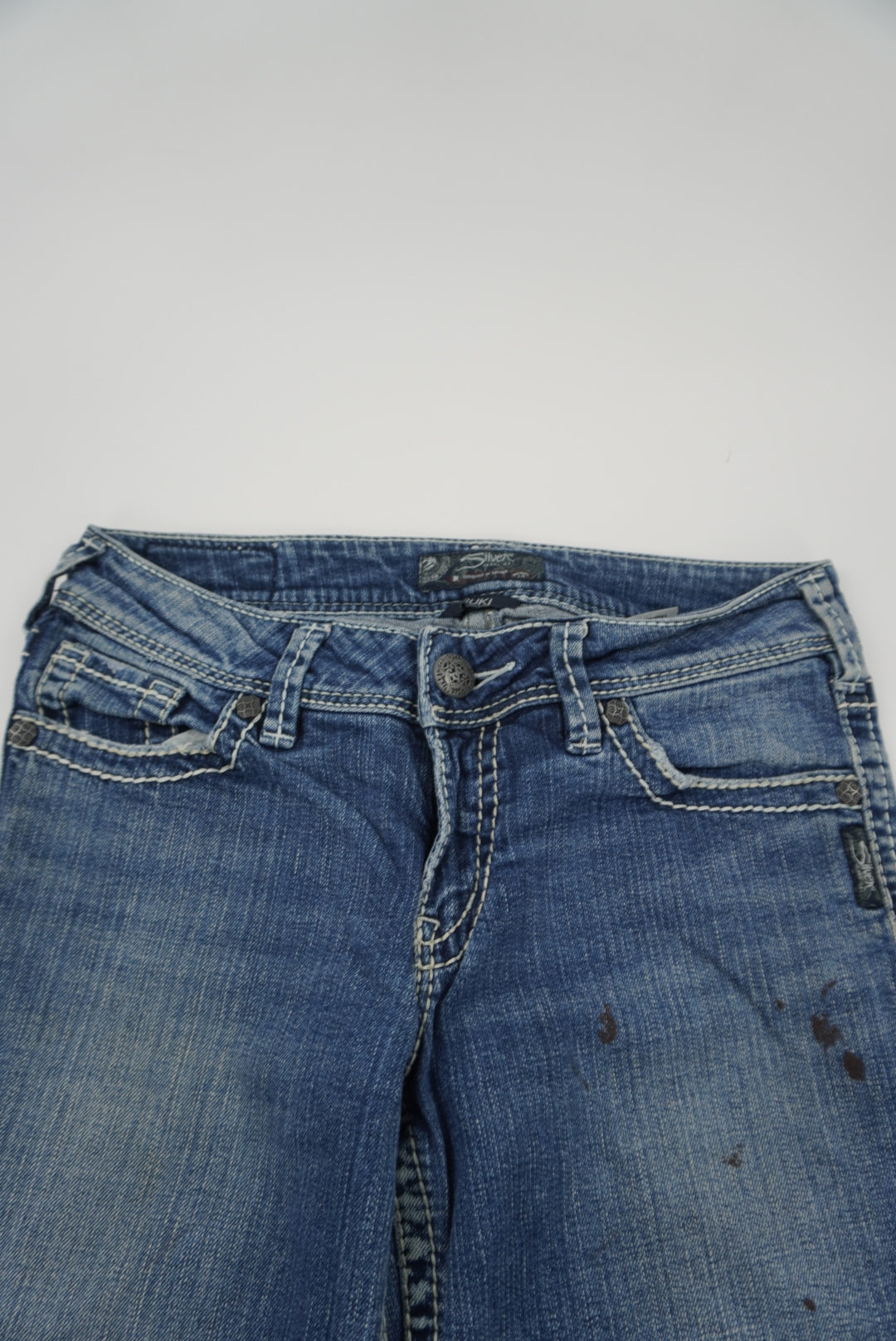 silver jeans suki flared pants