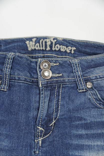 Wallflower embroidery Mini Skirt