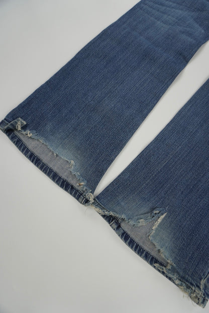 rock 47 wrangler ultra low rise flared pants